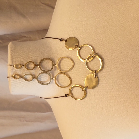 Cole Jewelry Cole Brushed Goldtone Dangle Earrings